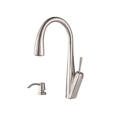 Pfister 8" Mount, Residential 1/2/3/4 Hole Kitchen Faucet GT529-MPS